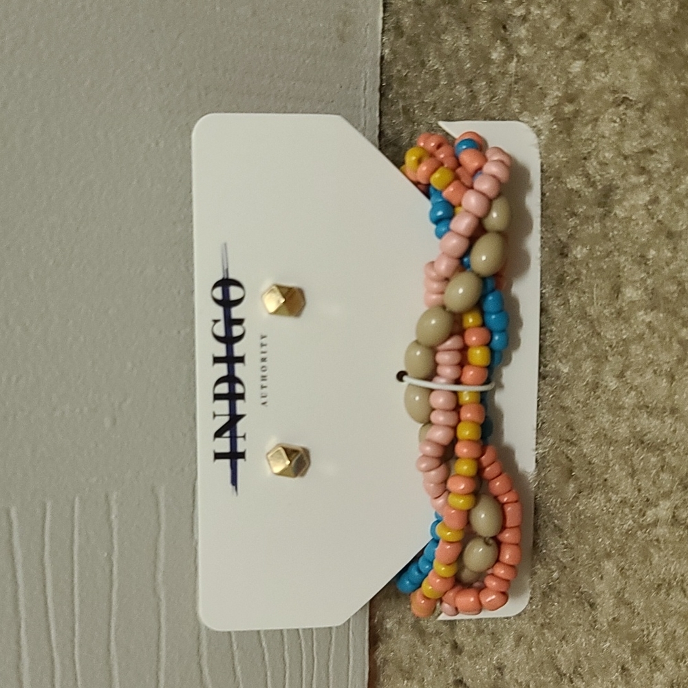 NWT Indego Authority Monarch Pastel Bracelet Set